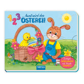 Trötsch Verlag - Books - 1, 2, 3... Bunt Wird Das Osterei - Interactive Board Book - 3+ Years