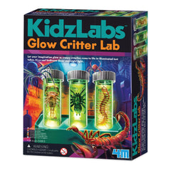 4M - KidzLabs Glow Critter Lab - Toy Playsets