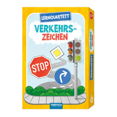 Trötsch Verlag - Juegos de cartas - Lernquartett Verkehrszeichen - 3+ Años