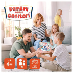 Asmodee - Bambini contro Genitori - Juegos de Mesa - 4+ - STR0828 - Edición Italiana