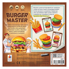 Asmodee - Burger Master - Juegos de Mesa - +8 - Diversión Competitiva - STR0732 - Edición Italiana