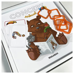 Asmodee - Concept Kids - Animali - Juegos de Mesa - 4+ - STR8642 - Edición Italiana