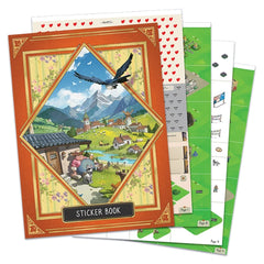 Asmodee - Cozy Stickerville - Juegos de Mesa - +8 - STR9881 - Edición Italiana