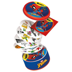 Asmodee - Dobble Spider - Man - Juegos de Mesa - +6 - Diversión para Todos - STR8449 - Edición Italiana