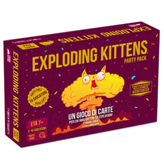 Asmodee - Exploding Kittens Party Pack - Board Games - Age +7 - Fun for All - STR8638 - Italian Edition