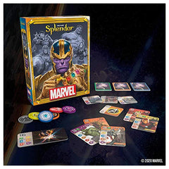 Asmodee - Splendor - Marvel Juegos de Mesa - +10 - STR8614 - Edición Italiana