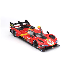 BBurago - Ferrari Racing Ferrari Le Mans Hypercar 499P Vehículos de Juguete de Metal a Escala 1:24