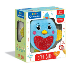 Baby Clementoni - Carillón de Pájaro Suave de Peluche