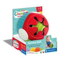 Baby Clementoni - Touch Roll And Play Sensory Ball Baby Activity Toys