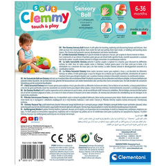 Baby Clementoni - Touch Roll And Play Sensory Ball Baby Activity Toys