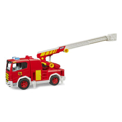 Bruder - RoadMax Fire Truck with ladder - 1:16 Scale Toy Vehicle - Age +4 - Play Vehicles