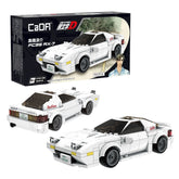 CaDA - Initial D Mazda RX-7 FC3S C55012W Blanco - Juguetes de Construcción