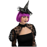 Carnival Toys - Black Satin Cap With Bow For Dress Up Fun And Imaginative Play - Pretend Professions And Role Playing