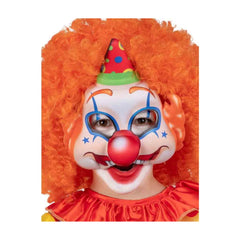Carnival Toys - Máscara de tela de payaso colorida para disfrazarse y jugar de manera imaginativa - Profesiones simuladas y juegos de roles