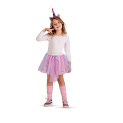 Carnival Toys - Conjunto de Disfraz de Unicornio Encantador para Niñas - Falda y Diadema - Profesiones de Imaginación y Juego de Roles