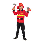 Carnival Toys - Firefighter Role Play Set With Jacket Hat Fire Extinguisher And Axe - Pretend Professions And Role Playing