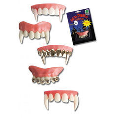Carnival Toys - High Quality Pvc Teeth Denture Set With 5 Fun Assorted Models For Pretend Play - Pretend Professions And Role Playing