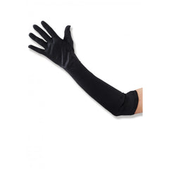 Carnival Toys - Long Black Gloves 50 Cm For Dress Up Fun And Imaginative Play - Pretend Professions And Role Playing