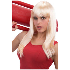 Carnival Toys - Long Smooth Blonde Wig For Creative Dress Up Fun - Pretend Professions And Role Playing