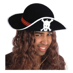 Carnival Toys - Suede Pirate Hat For Imaginative Play And Adventure - Pretend Professions And Role Playing