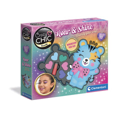 Clementoni - Crazy Chic - Maquillaje - 6 - Paleta Temática Kawaii Tigre - 27618407