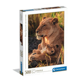Clementoni - Puzzle Amor Felino - Puzzles - Edad +12 - 500 Piezas - CLM35615