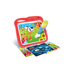 Clementoni - Il Mio Primo Sapientino Todos en la Granja Juguetes de Actividad para Bebés - Edición Italiana