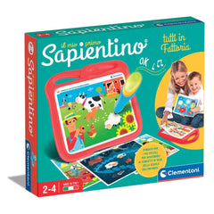 Clementoni - Il Mio Primo Sapientino Todos en la Granja Juguetes de Actividad para Bebés - Edición Italiana