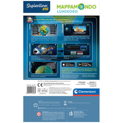 Clementoni - Mappamondo Luminoso Juguetes Educativos - Edición Italiana