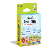 Clementoni - Nomi Cose Città Juegos de Cartas - Edición Italiana