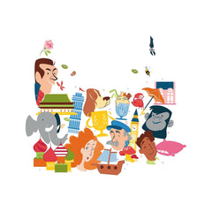 Clementoni - Nomi Cose Città Juegos de Cartas - Edición Italiana