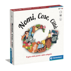 Clementoni - Nomi Cose Città Juegos de Cartas - Edición Italiana