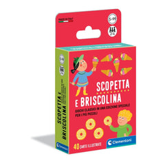 Clementoni - Scopetta E Briscolina Card Games - Italian Edition