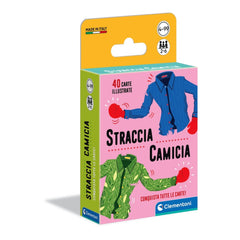 Clementoni - Straccia Camicia Card Games - Italian Edition