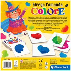 Clementoni - Strega Comanda Colore Juegos de Mesa - Edición Italiana
