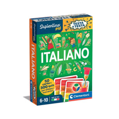 Clementoni - Testa A Testa Juegos de Cartas Italiano - Edición Italiana