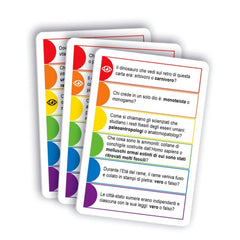 Clementoni - Testa A Testa Juegos de Cartas Historia y Prehistoria - Edición Italiana