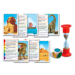 Clementoni - Testa A Testa Juegos de Cartas Historia y Prehistoria - Edición Italiana