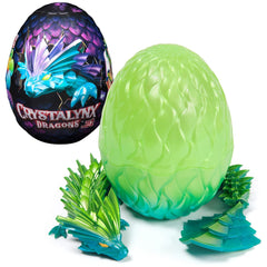 CrystaLynx - Figura de Dragón Articulada - Coleccionables