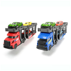 Dickie - Camión Transportador de Coches Deja Que La Diversión Rueda Vehículos de Juego