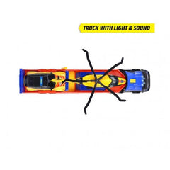 Dickie - Vehículos de Juego Transportador de Rescate 3 en 1