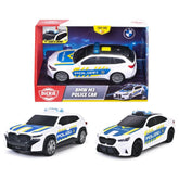 Coche de Policía BMW - 15cm Luz y Sonido - Vehículo de Emergencia - 3-5 años