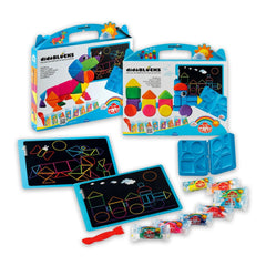 Didò - Set de modelado de trenes con bloques - Arcilla y masa de modelado