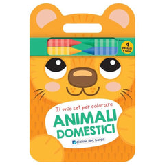 Edizioni del Borgo - Animali Domestici - Mio Set per Colorare - Book Age: +3 - +6 - EDB58356A - Italian Edition