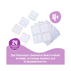 Eichhorn - Tablero de Geometría Montessori - Juguetes Educativos