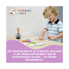 Eichhorn - Tablero de Geometría Montessori - Juguetes Educativos