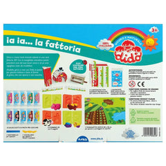 FILA - Clay & Modelling Dough - Didò New Farm Set - 3D Animal Moulds - 3 Yrs