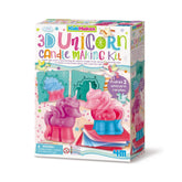 FUNLAB - Arts Crafts - KidzMaker 3D Unicorn Candle Making Kit - Creative Play - 8 Yrs