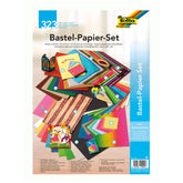 Folia - Set de Papel para Manualidades Creative Box Todo el Año 323 Piezas Hojas Multicolores - Artes y Manualidades