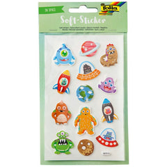 Folia - Univers 25 3D Soft Stickers Pack - Arts & Crafts
